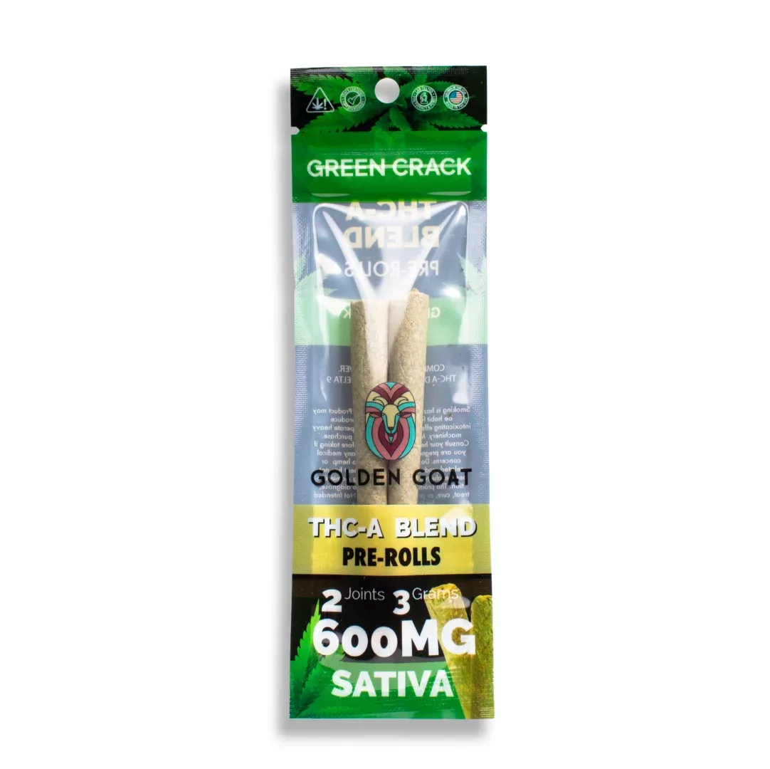 IMG_0488-Edit IMG 0488 Edit - Our <strong data-start="39" data-end="63">THC-A Blend Pre-Rolls</strong> offer the perfect solution. Packed with THC-A rich strains, these pre-rolls provide all the therapeutic benefits of cannabis — without the psychoactive effects. Perfect for those who want to enjoy the healing properties of cannabis in a convenient, ready-to-smoke form. Whether you’re seeking relief or just a moment of relaxation, our THC-A blend pre-rolls deliver a smooth, calming experience every time. Try them today! <strong>Key Facts</strong> <ul> <li>Natural RAW Cone</li> <li><em>Crutch Mouthpiece</em></li> <li>Multiple Strains</li> <li><em>Made in the USA</em></li> <li>Potent and Effective</li> <li><em>Lab Tested</em></li> </ul>