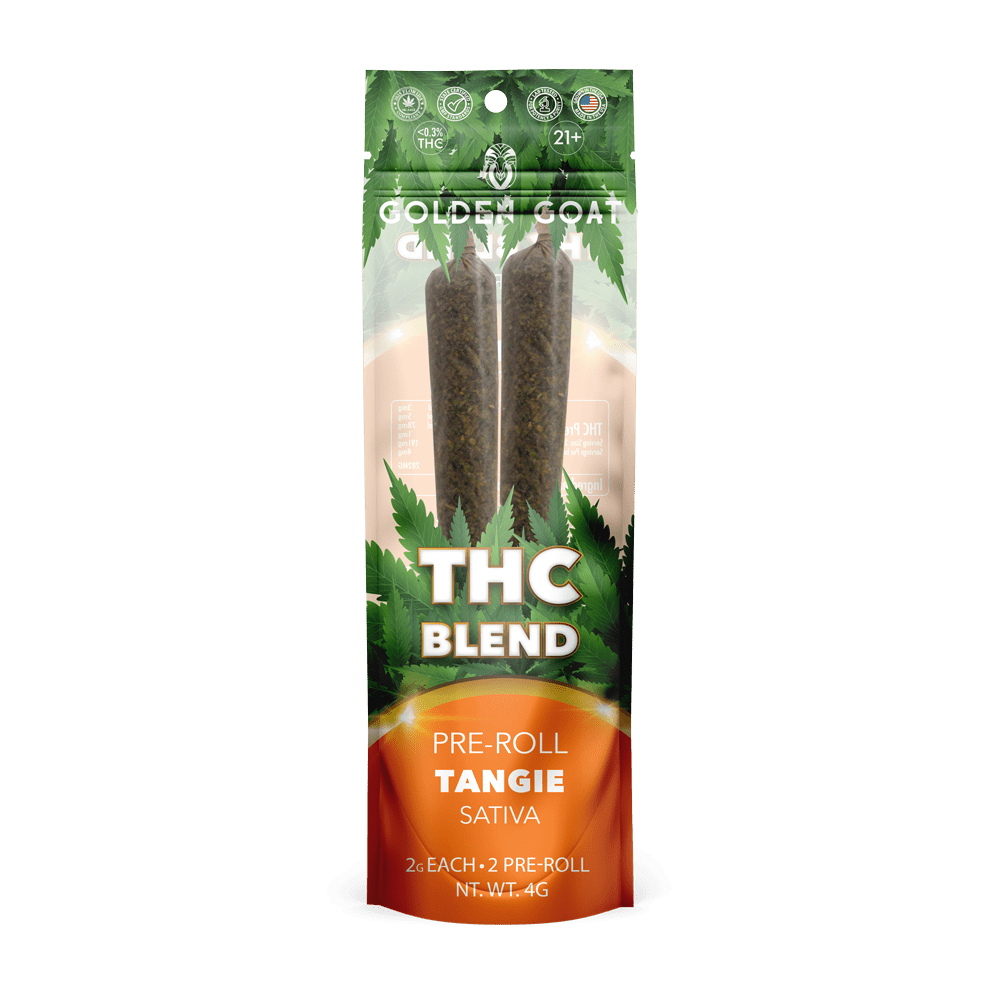 THCBlend-Pre-roll_T THCBlend Pre roll T - Our <strong data-start="39" data-end="63">THC Blend Pre-Rolls</strong> offer the perfect solution. Packed with THC-A rich strains, these pre-rolls provide all the therapeutic benefits of cannabis — without the psychoactive effects. Perfect for those who want to enjoy the healing properties of cannabis in a convenient, ready-to-smoke form. Whether you’re seeking relief or just a moment of relaxation, our THC-A blend pre-rolls deliver a smooth, calming experience every time. Try them today! <strong>Key Facts</strong> <ul> <li>Natural RAW Cone</li> <li><em>Crutch Mouthpiece</em></li> <li>Multiple Strains</li> <li><em>Made in the USA</em></li> <li>Potent and Effective</li> <li><em>Lab Tested</em></li> </ul>